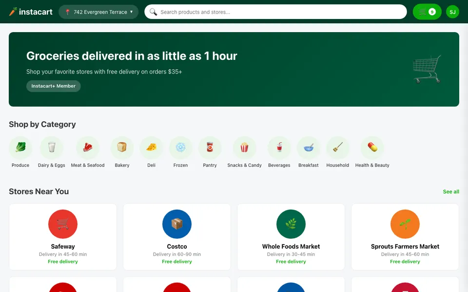 instacart preview