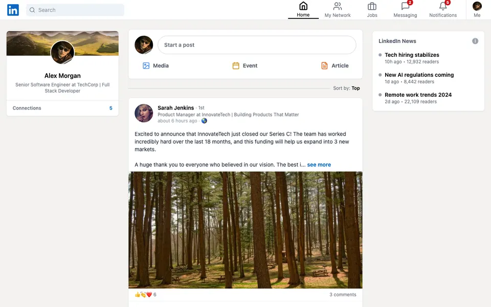 linkedin preview