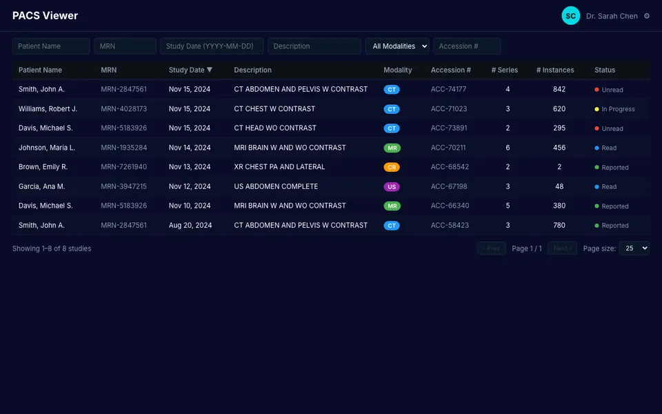 pacs-viewer preview
