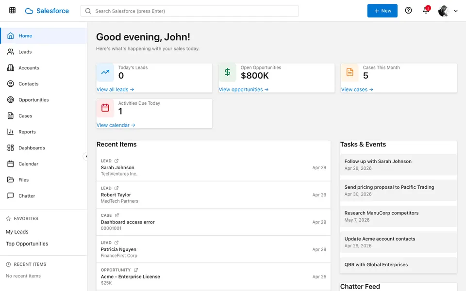 salesforce preview