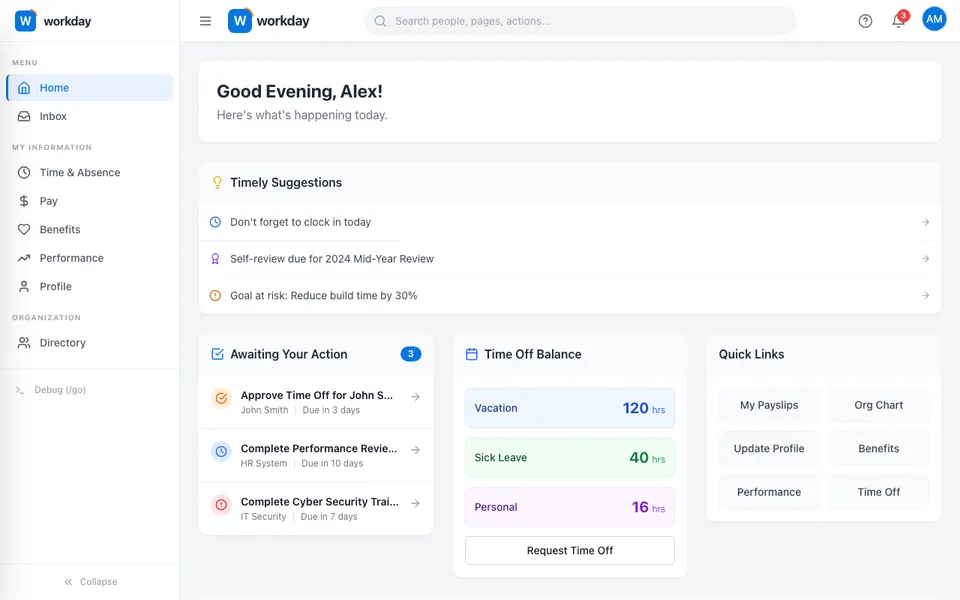 workday preview